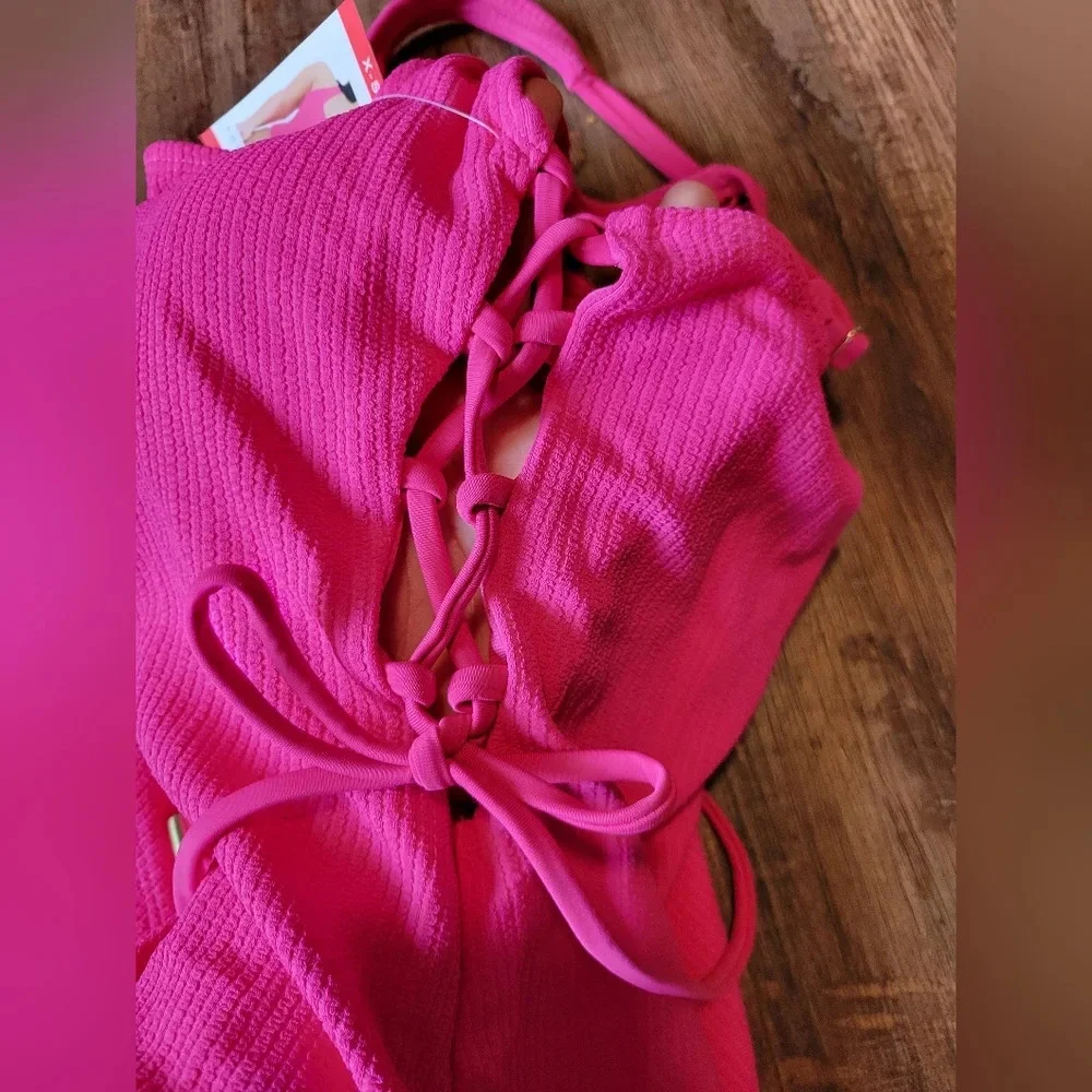 Social Standard Pink One Piece Swimsuit